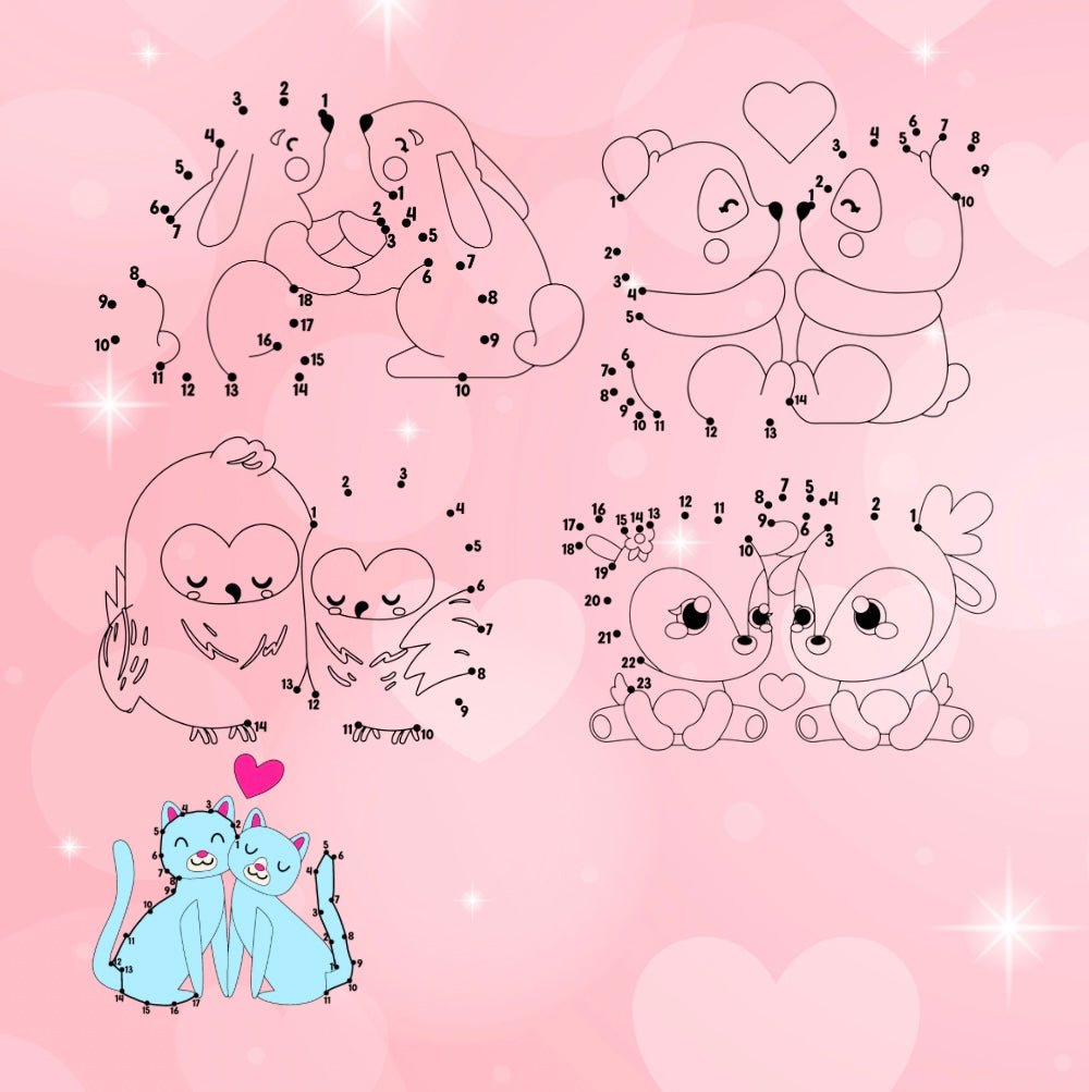 HAPPY VALENTINE’S DAY DOT TO DOT ACTIVITY BOOK (Volume 2) - Mini Muffin Bookstore