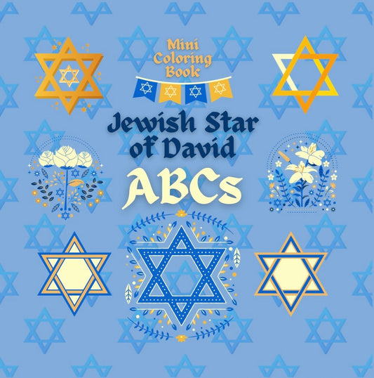 HAPPY HANUKKAH JEWISH STAR OF DAVID ABCS - Mini Muffin Bookstore