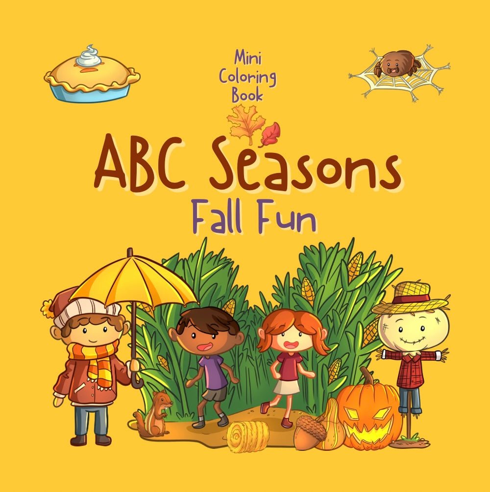 Mini Coloring Book ABC SEASONS FALL FUN - Mini Muffin Bookstore