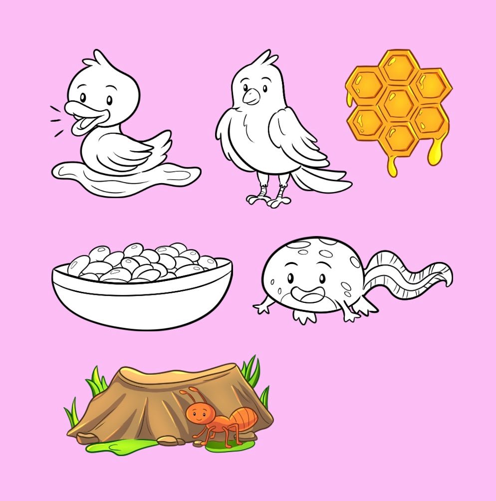 Mini Coloring Book ABC SEASONS SPRING FUN - Mini Muffin Bookstore