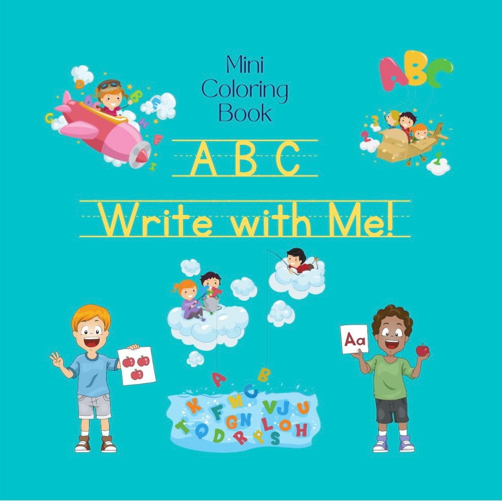 Mini Coloring Book ABC WRITE WITH ME! - Mini Muffin Bookstore