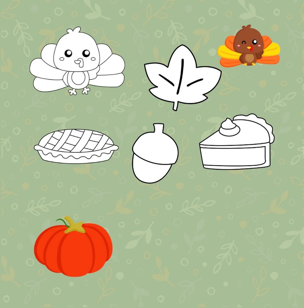 Mini Coloring Book AWESOME AUTUMN - Mini Muffin Bookstore