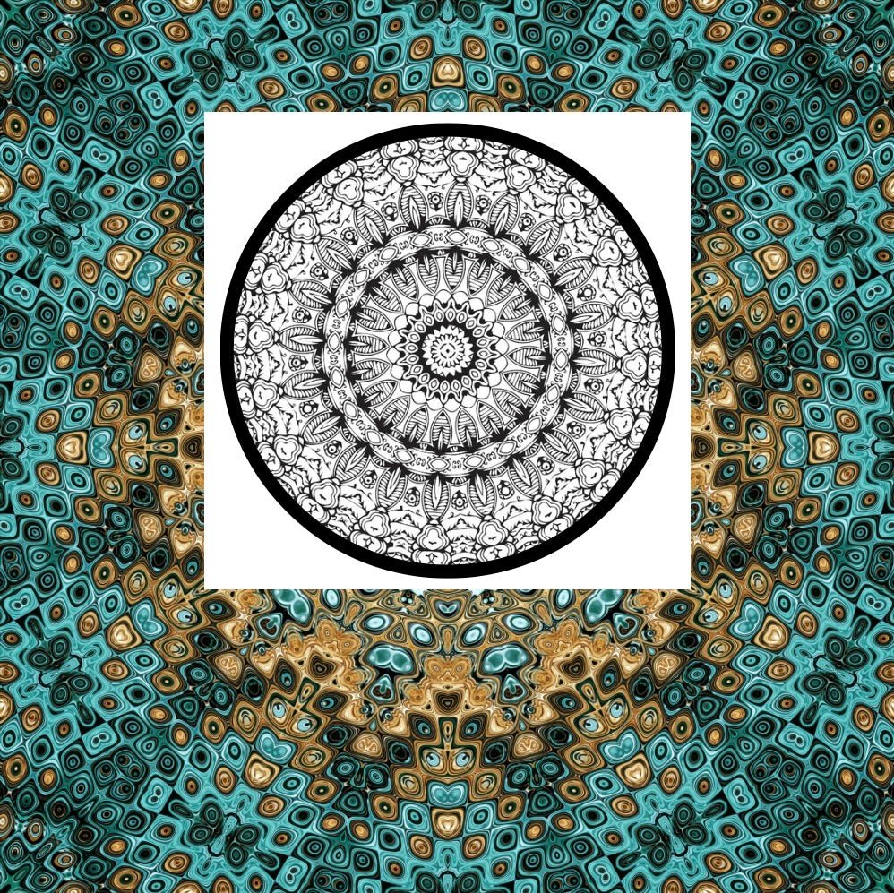 Mini Coloring Book BEAUTIFUL MANDALA PATTERNS: CIRCLES (Volume 1) - Mini Muffin Bookstore
