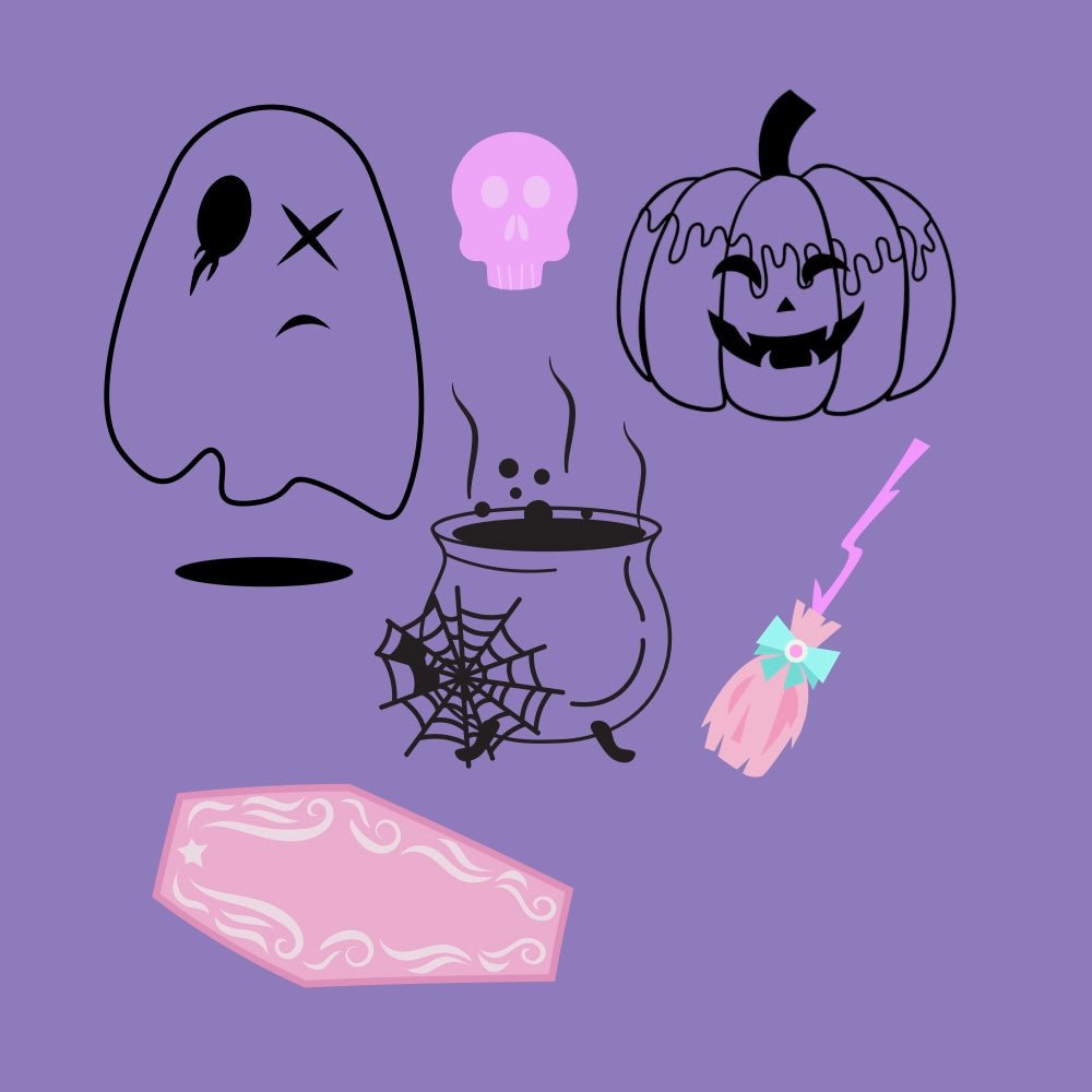 Mini Coloring Book CREEPY PASTEL GOTH (Volume 3) - Mini Muffin Bookstore