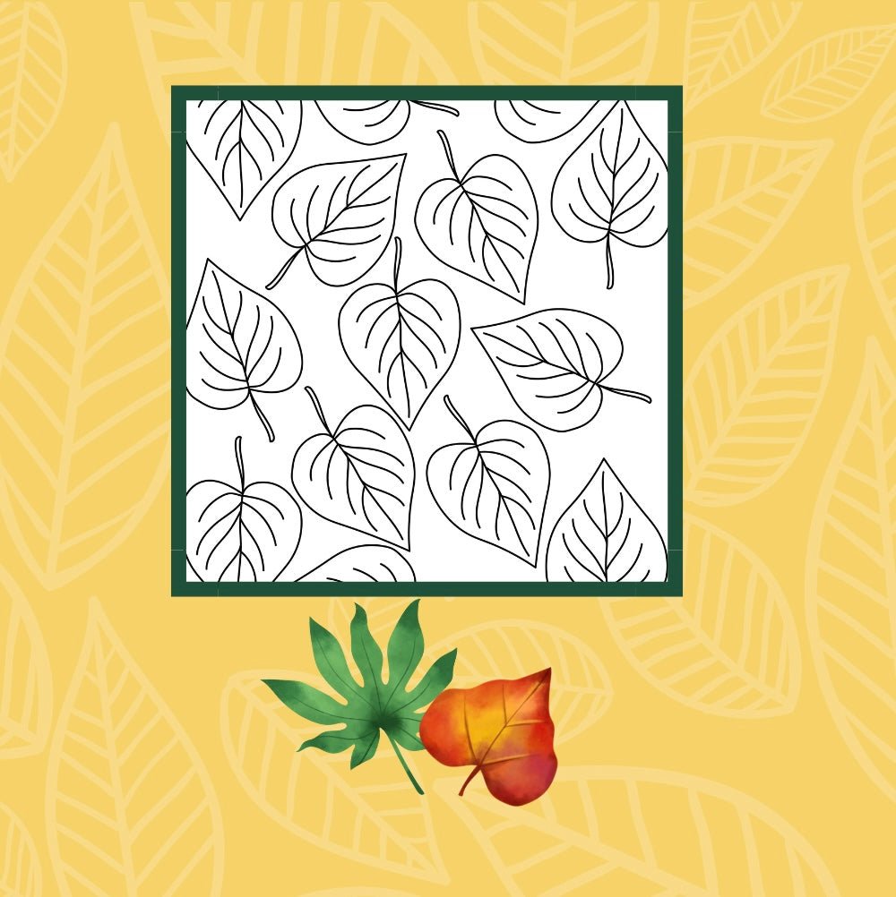 Mini Coloring Book DOODLE LEAVES - Mini Muffin Bookstore