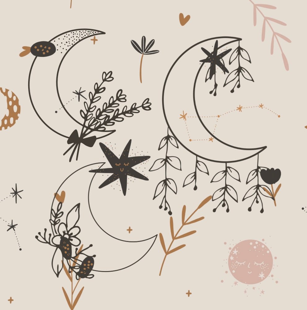 Mini Coloring Book FLOWER MOONS (Volume 2) - Mini Muffin Bookstore