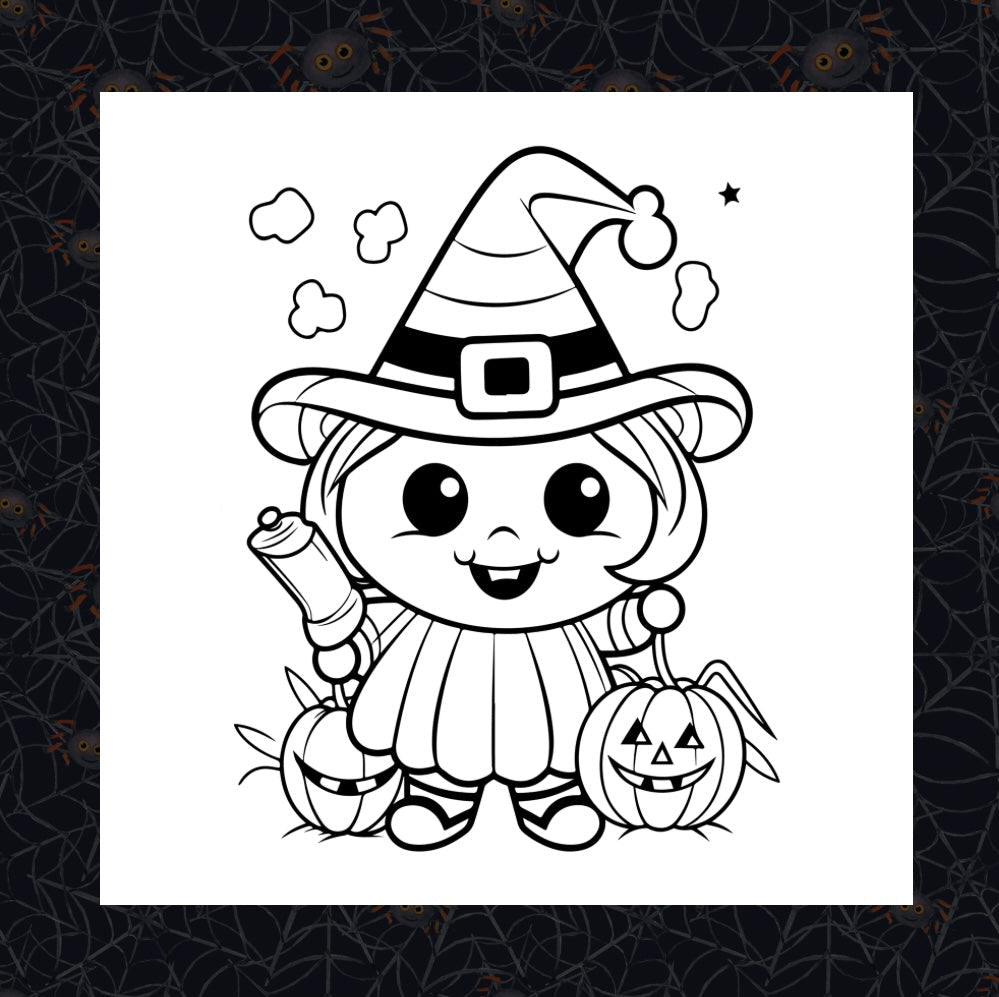 Mini Coloring Book HALLOWEEN SWEET TREATS - Mini Muffin Bookstore