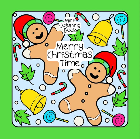 Mini Coloring Book MERRY CHRISTMAS TIME - Mini Muffin Bookstore