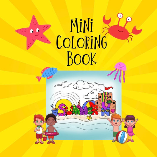 Mini Coloring Book SUMMER FUN - Mini Muffin Bookstore