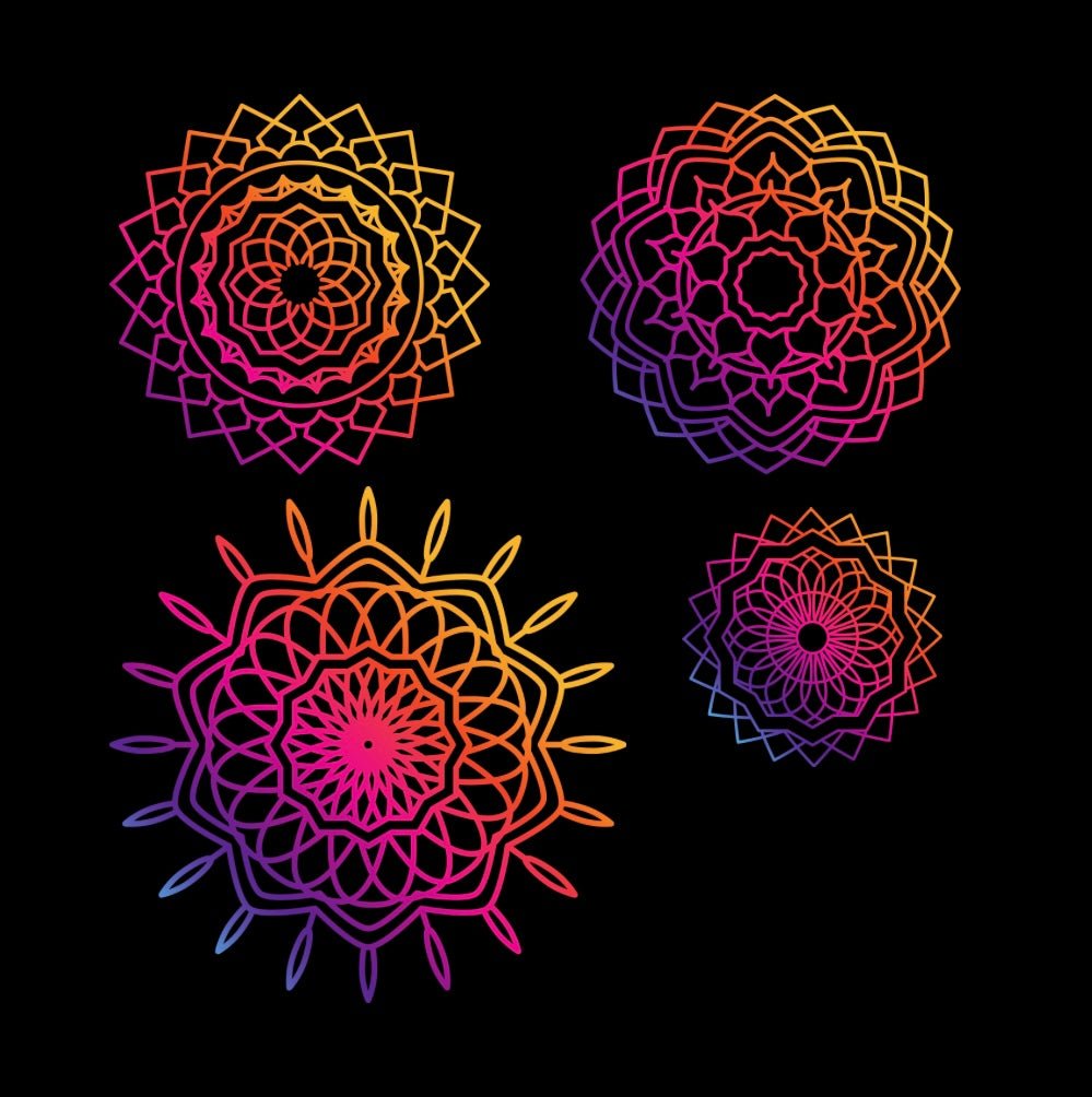 Mini Coloring Book SUPER EASY MANDALAS Simple Flower Patterns (Volume 2) - Mini Muffin Bookstore