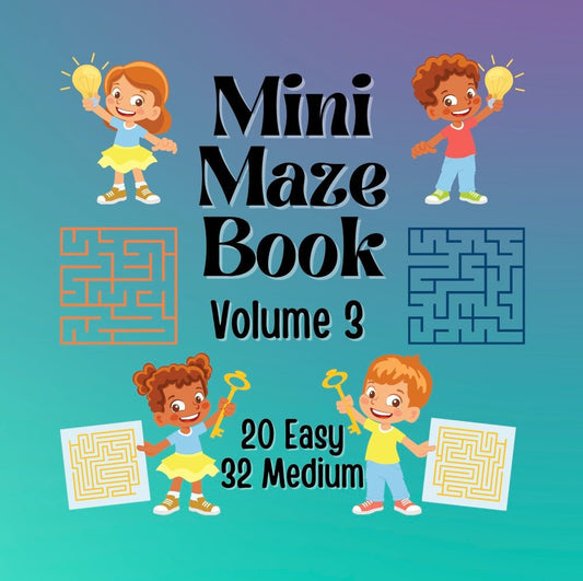 Mini Maze Book EASY MEDIUM (Volume 3) - Mini Muffin Bookstore