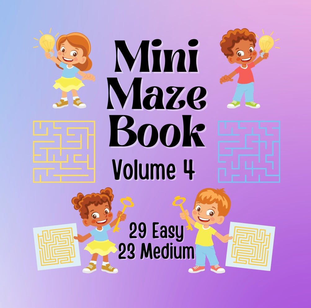 Mini Maze Book EASY MEDIUM (Volume 4) - Mini Muffin Bookstore