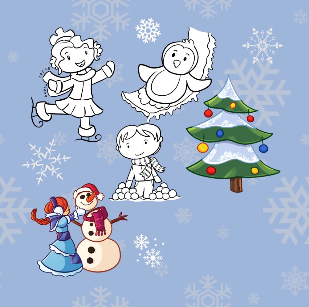 WINTER FUN IN THE SNOW - Mini Muffin Bookstore