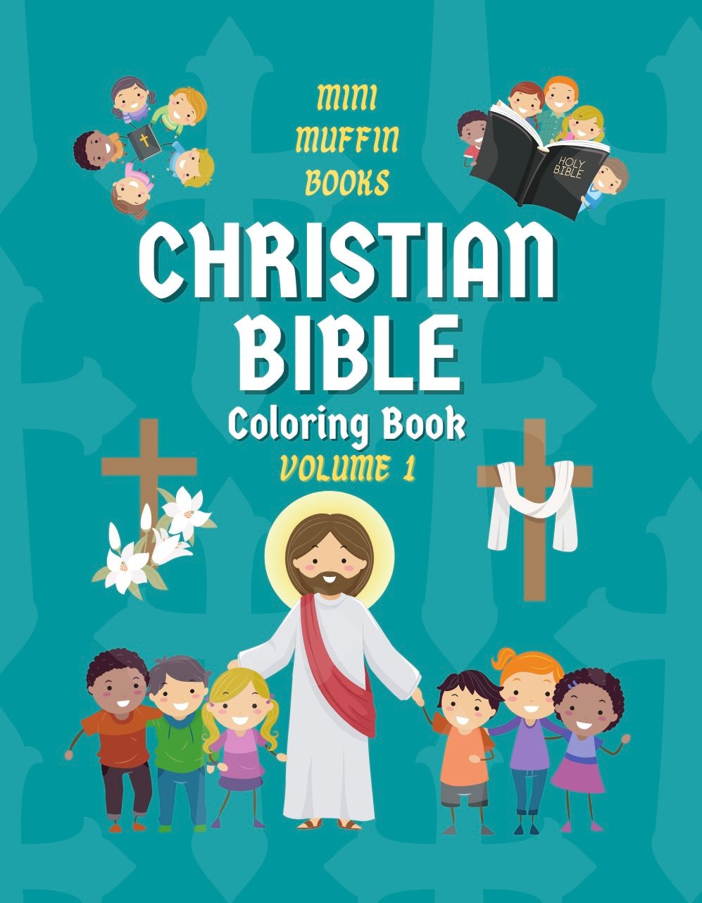 CHRISTIAN BIBLE Coloring Book (Volume 1) - Mini Muffin Bookstore