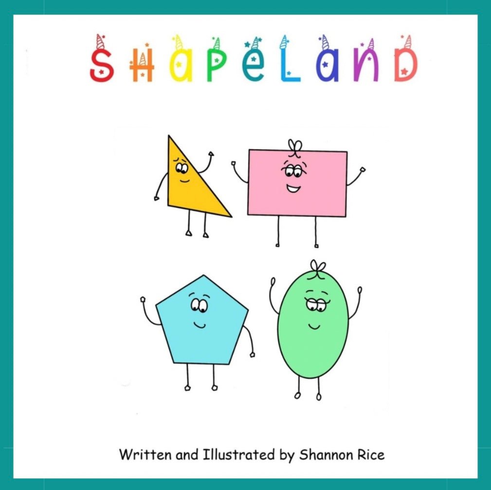 Shapeland: A Unique Adorable Book Designed to Teach Young Children About Shapes, Feelings, Emotions, Acceptance and Tolerance - Mini Muffin Bookstore