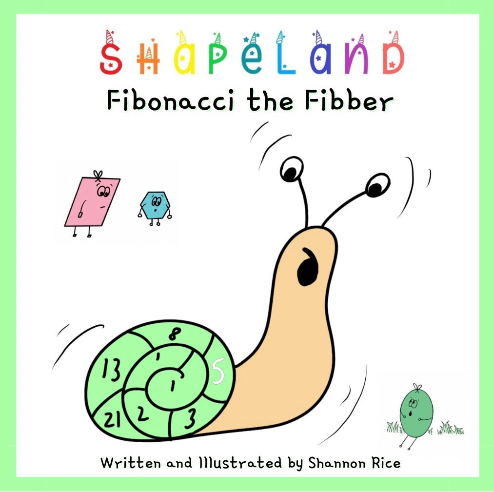 Shapeland Fibonacci the Fibber: A Unique Adorable Book Designed to Teach Young Children About Shapes, Feelings, Emotions, Acceptance and Tolerance - Mini Muffin Bookstore