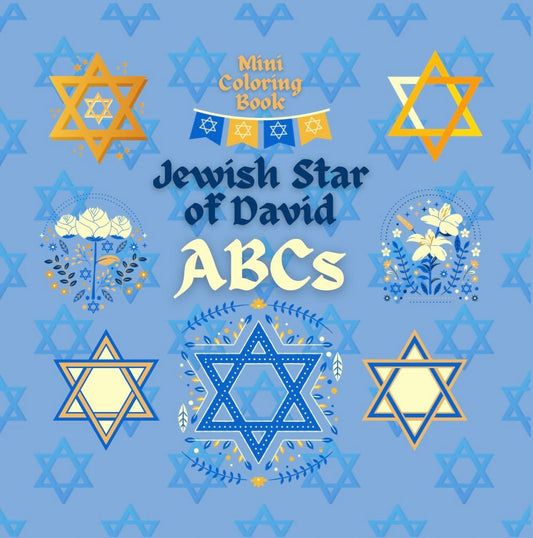 HAPPY HANUKKAH JEWISH STAR OF DAVID ABCS - Mini Muffin Bookstore