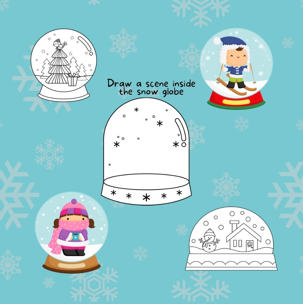 JOLLY SNOW GLOBE FRIENDS - Mini Muffin Bookstore