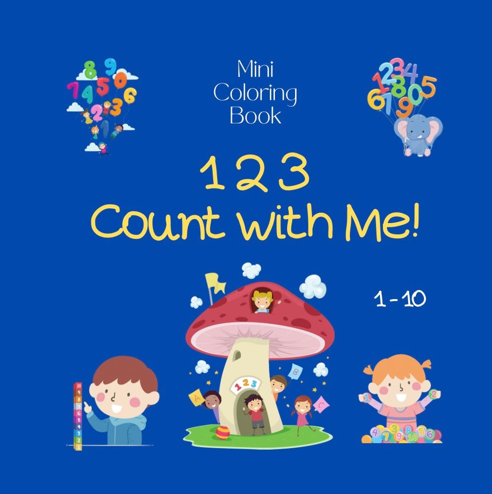 Mini Coloring Book 123 COUNT WITH ME! - Mini Muffin Bookstore