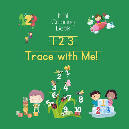 Mini Coloring Book 123 TRACE WITH ME! - Mini Muffin Bookstore