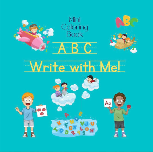 Mini Coloring Book ABC WRITE WITH ME! - Mini Muffin Bookstore