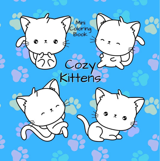 Mini Coloring Book COZY KITTENS - Mini Muffin Bookstore