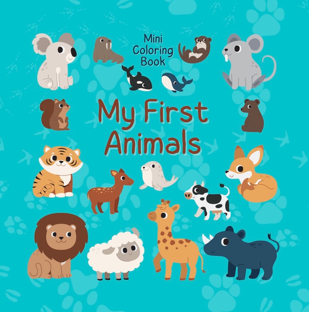 Mini Coloring Book MY FIRST ANIMALS - Mini Muffin Bookstore