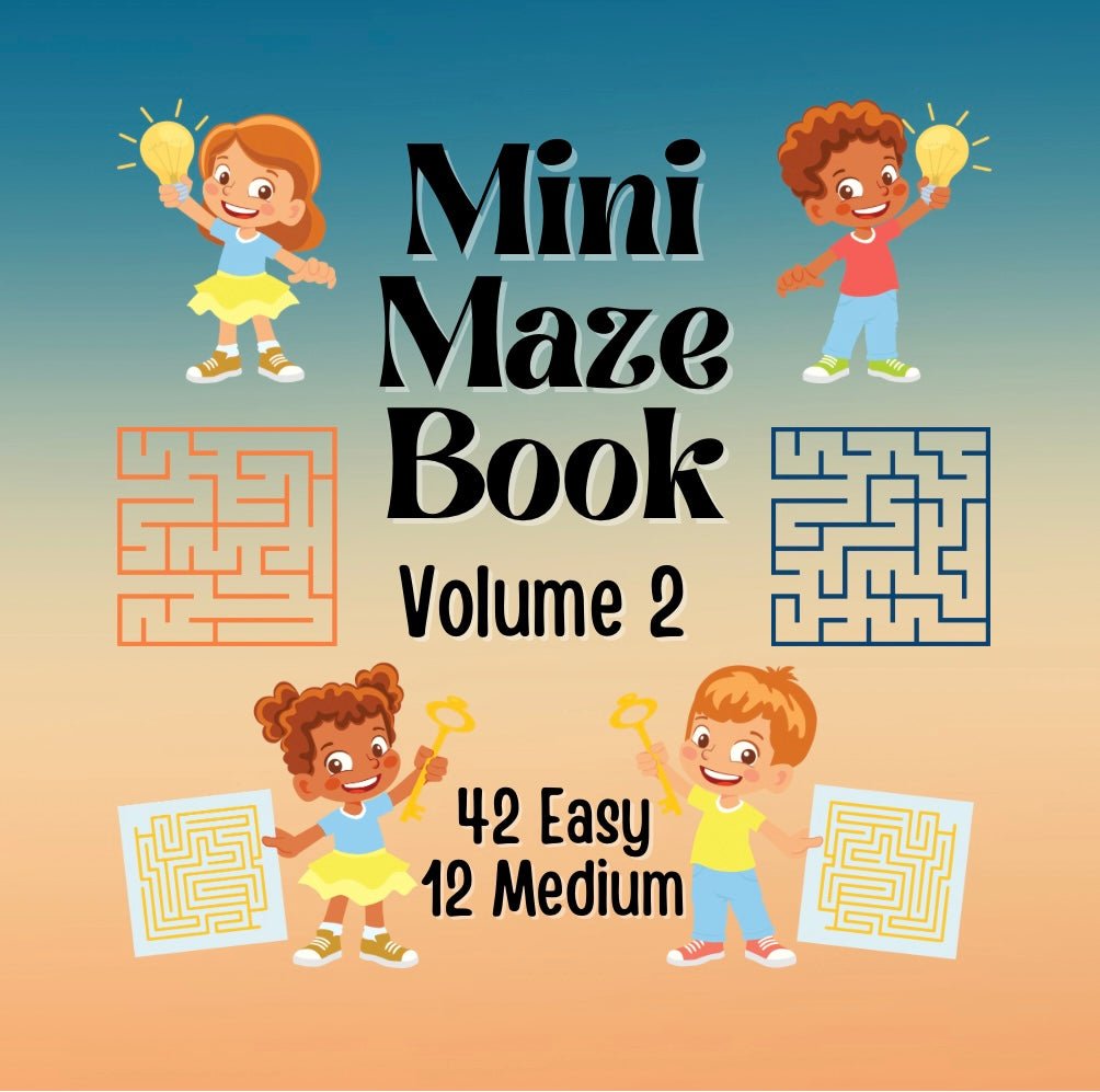 Mini Maze Book EASY MEDIUM (Volume 2) - Mini Muffin Bookstore