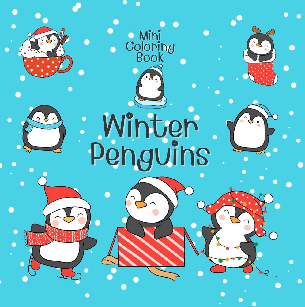 WINTER PENGUINS - Mini Muffin Bookstore